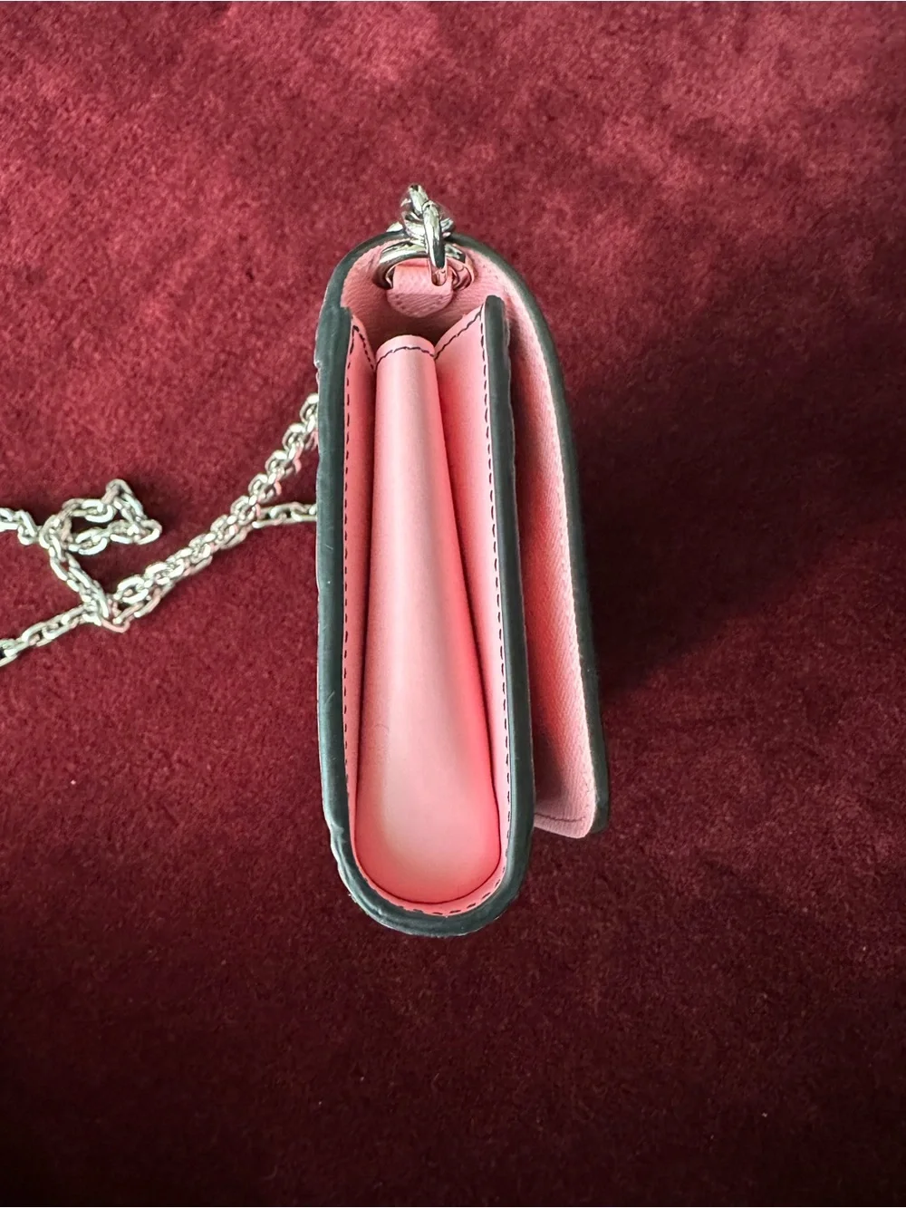 Louis Vuitton Pink Marina Chain Print Twist Lock MM